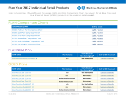Plan Year 2017 Individual Retail Products