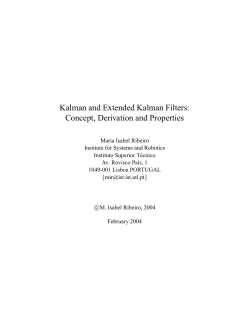 Kalman and Extended Kalman Filters