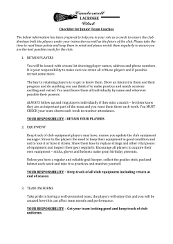 The below information has been prepared to help you in your role as