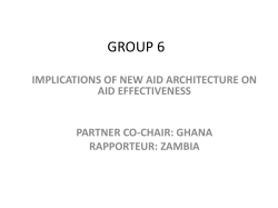 group 6 agenda - World Bank Group