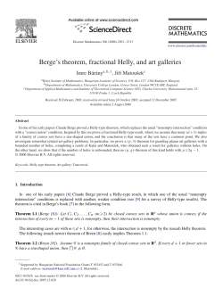 Berge`s theorem, fractional Helly, and art galleries