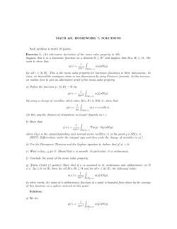 MATH 425, HOMEWORK 7, SOLUTIONS Each problem