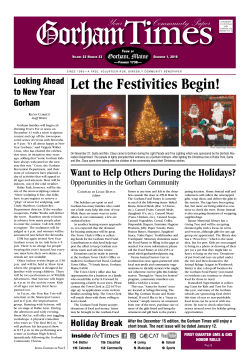 December 1, 2016 - The Gorham Times
