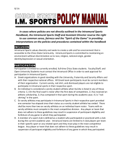 Policies and Procedures
