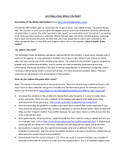 Price is Right and Plinko: Where*s the Math