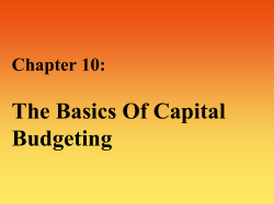 Chapter 2 - The Financial Environment: Markets, Institutions, and