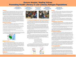 COR Center Refugee Backgrounder (2). Future Implications