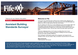 Assistant Building Standards Surveyor Welcome to