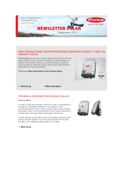 new fronius symo inverter ensures maximum flexibility and the