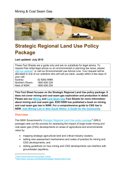 Strategic Regional Land Use Policy Package