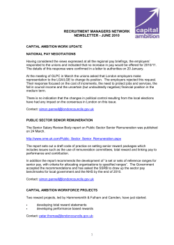 Progress and Key dates