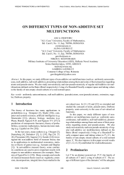 on different types of non-additive set multifunctions