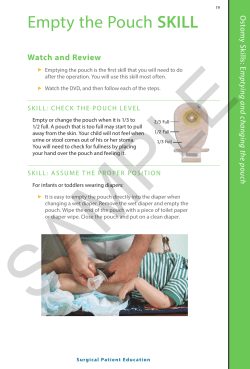 Empty the Pouch SKILL - American College of Surgeons