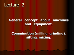 Classification equipment for milling