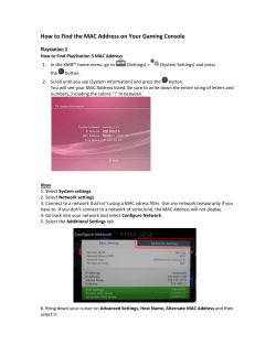 How to Find the MAC Address on Your Gaming