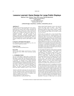 Proceedings Template - WORD