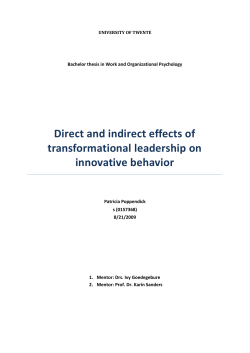 Patricia Poppendick - University of Twente Student Theses