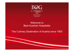 Best Austrian Hospitality The Culinary Destination of Austria since