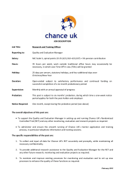 Research and Training Officer