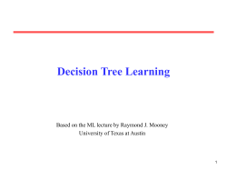Decision Tree Learning