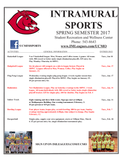 INTRAMURAL SPORTS
