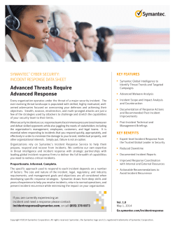 Emergency Response Data Sheet