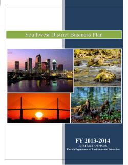 Southwest District Business Plan