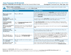 Kaiser Permanente: KP OR Gold 0/20