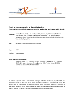 This is an electronic reprint of the original article. This reprint