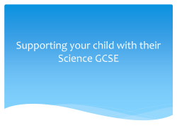 Supporting your child with their Science GCSE