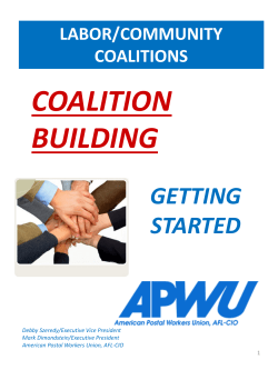 coalition building