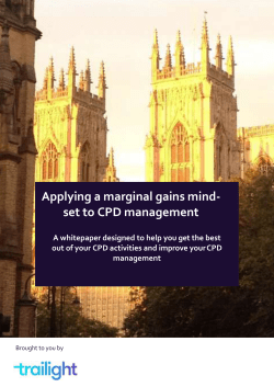 Formulating a CPD Strategy