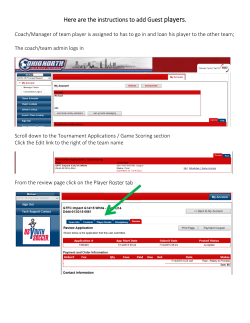 Here are the instructions to add Guest players.
