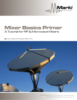 Mixer Basics Primer