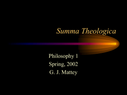 Summa Theologica