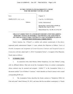 Case 14-10569-KG Doc 197 Filed 04/23/14 Page 1 of 8