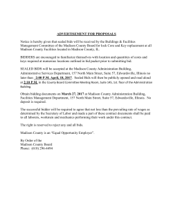 bid documents - Madison County, Illinois