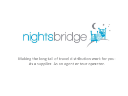 Making the long tail of travel distribution work for you