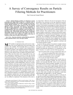 A survey of convergence results on particle filtering methods for