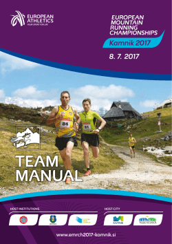 team manual - EMRCH 2017