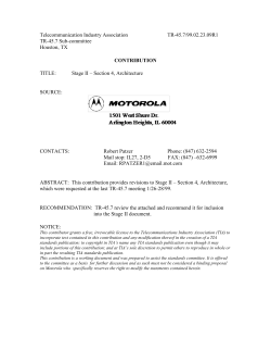 1 - Telecommunications Industry Association