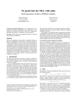 No Proof Nets for MLL with Units: Proof Equivalence in MLL is