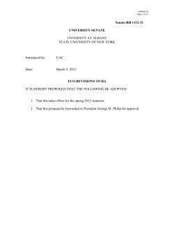 11-049 ECO (OT-Revisions to BA Program) Page 1 of 11