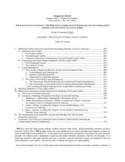 Oregon Law Review Summer, 2001 &ndash; Volume 80, Number 2 Cite as