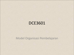 DCE3601 - UPM EduTrain Interactive Learning