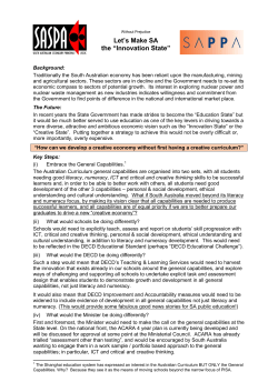 Let`s Make SA the &ldquo;Innovation State&rdquo;