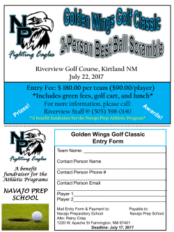 Entry Fee: $ 180.00 per team ($90.00/player) *Includes green fees