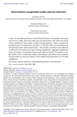 Nonexclusive competition under adverse selection