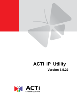 ACTi IP Utility