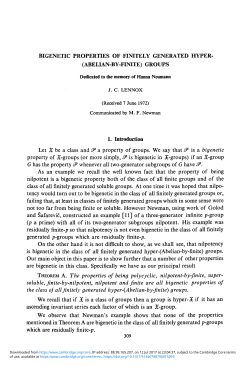 Bigenetic properties of finitely generated hyper- (Abelian-by